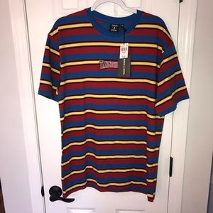 Retro Tango Hotel t-shirt Rare Striped Lg